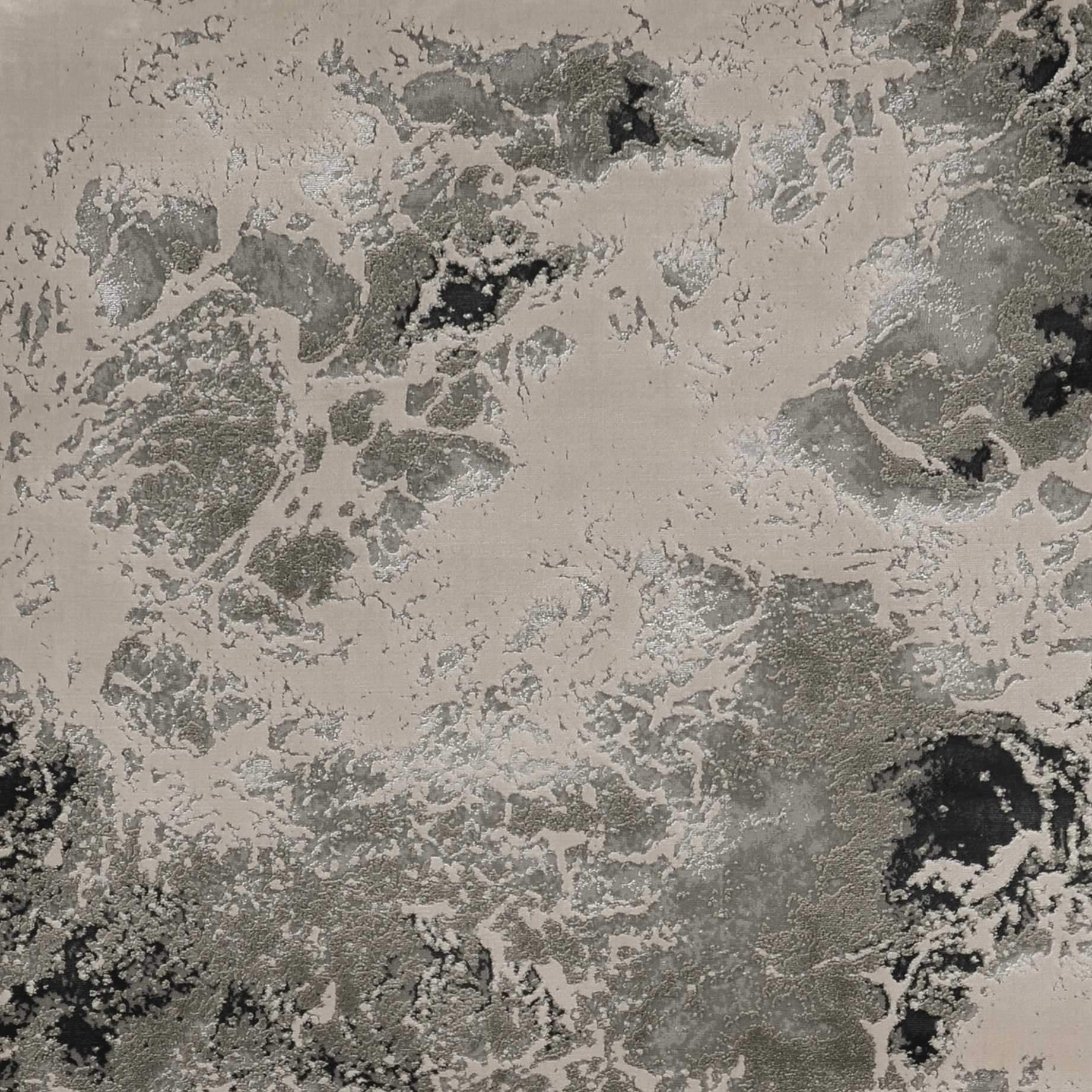 5' X 8' Silver Machine Woven Abstract Watercolor Indoor Area Rug - Homeroots - Flyclothing LLC