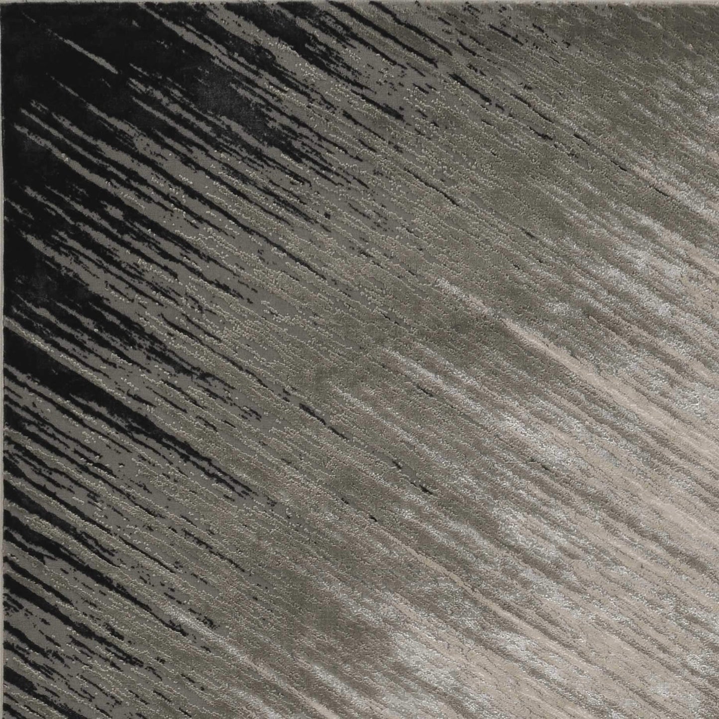 5' X 8' Silver Grey Machine Woven Abstract Brushstroke Indoor Area Rug - Homeroots - Flyclothing LLC