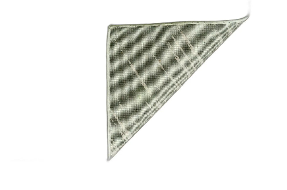 5' X 8' Silver Grey Machine Woven Abstract Brushstroke Indoor Area Rug - Homeroots