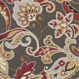 5' X 8' Taupe Floral Handmade Indoor Outdoor Area Rug - Homeroots - Flyclothing LLC