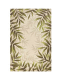 5' X 8' Beige Abstract Handmade Indoor Outdoor Area Rug - Homeroots