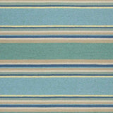 5' X 8' Blue Striped Handmade Indoor Outdoor Area Rug - Homeroots - Flyclothing LLC