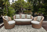 5' X 8' Gray and Ivory Damask Handmade Indoor Outdoor Area Rug - Homeroots - Flyclothing LLC