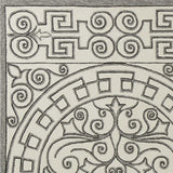 5' X 8' Gray and Ivory Damask Handmade Indoor Outdoor Area Rug - Homeroots - Flyclothing LLC