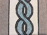 5' X 7' Ivory and Blue Abstract Indoor Outdoor Area Rug - Homeroots - Flyclothing LLC