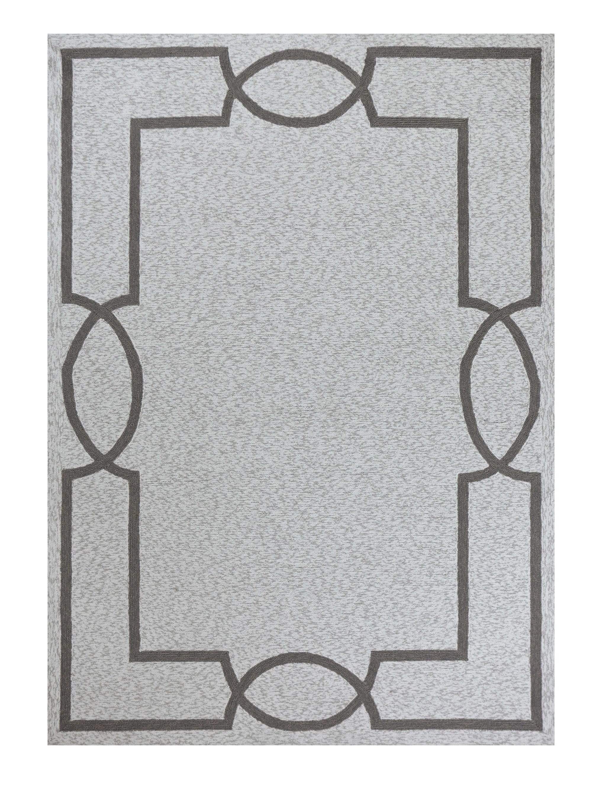 5' X 7' Ivory Indoor Outdoor Area Rug - Homeroots - Flyclothing LLC