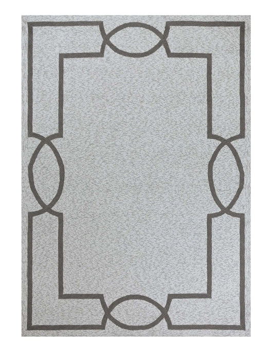 5' X 7' Ivory Indoor Outdoor Area Rug - Homeroots - Flyclothing LLC
