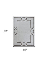 5' X 7' Ivory Indoor Outdoor Area Rug - Homeroots - Flyclothing LLC