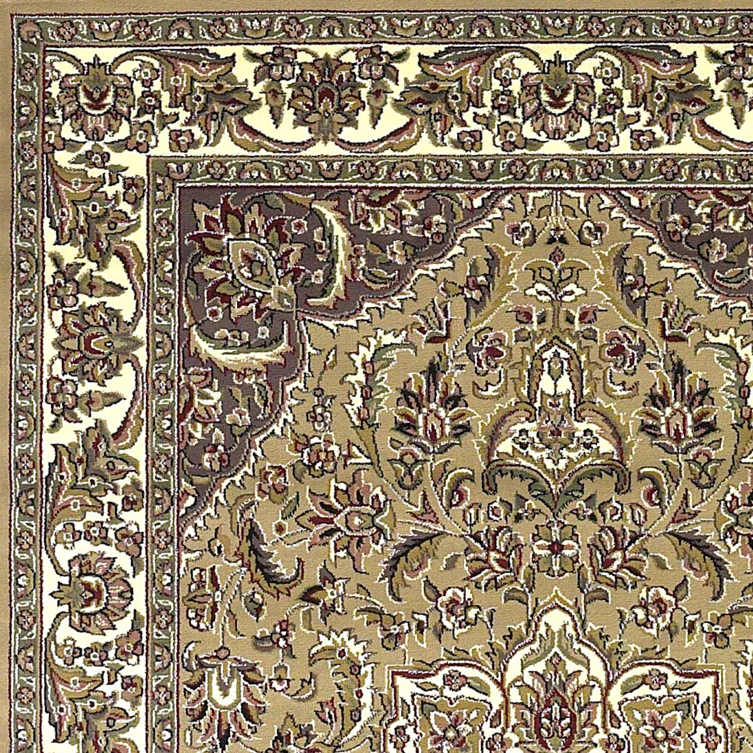 8' Beige And Ivory Area Rug - Homeroots - Flyclothing LLC