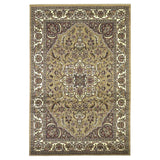 Beige And Ivory Octagon Medallion Area Rug - Homeroots - Flyclothing LLC