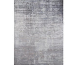 3' X 5' Slate Gray Abstract Hand Loomed Area Rug - Homeroots