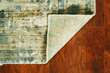 3' X 5' Beige and Blue Floral Area Rug - Homeroots - Flyclothing LLC