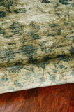3' X 5' Beige and Blue Floral Area Rug - Homeroots - Flyclothing LLC