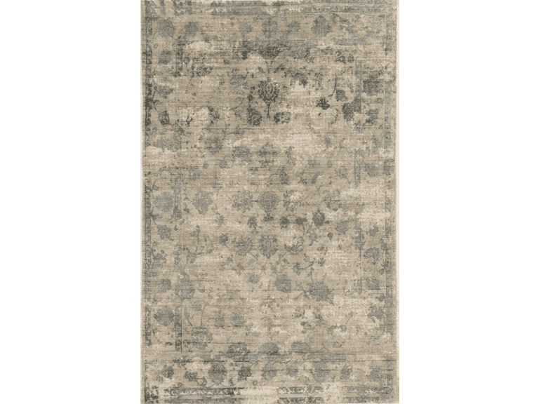 3' X 5' Beige and Blue Floral Area Rug - Homeroots - Flyclothing LLC