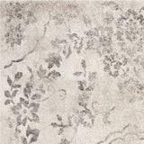 5' X 8' Grey Machine Woven Distressed Floral Medallion Indoor Area Rug - Homeroots - Flyclothing LLC