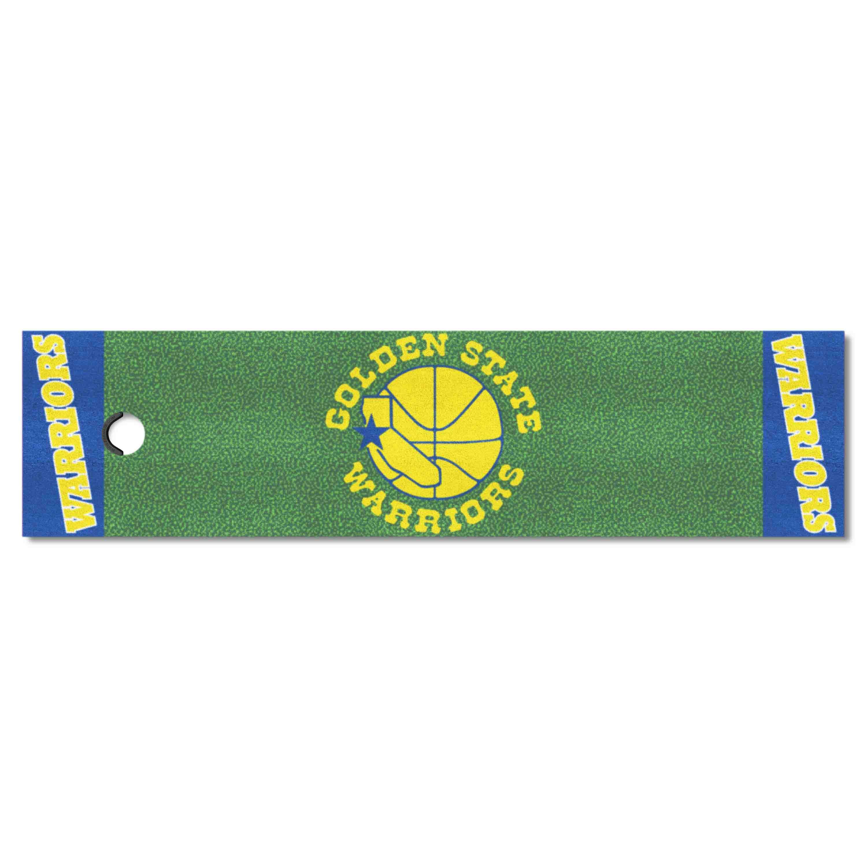 NBA Retro Golden State Warriors Putting Green Mat - 1.5ft. x 6ft. - Golden State Warriors