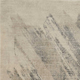 5' X 8' Ivory Grey Machine Woven Abstract Brushstrokes Indoor Area Rug - Homeroots - Flyclothing LLC