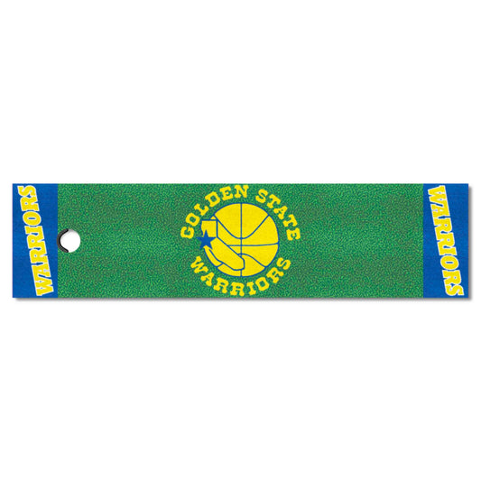 NBA Retro Golden State Warriors Putting Green Mat - 1.5ft. x 6ft. - Golden State Warriors