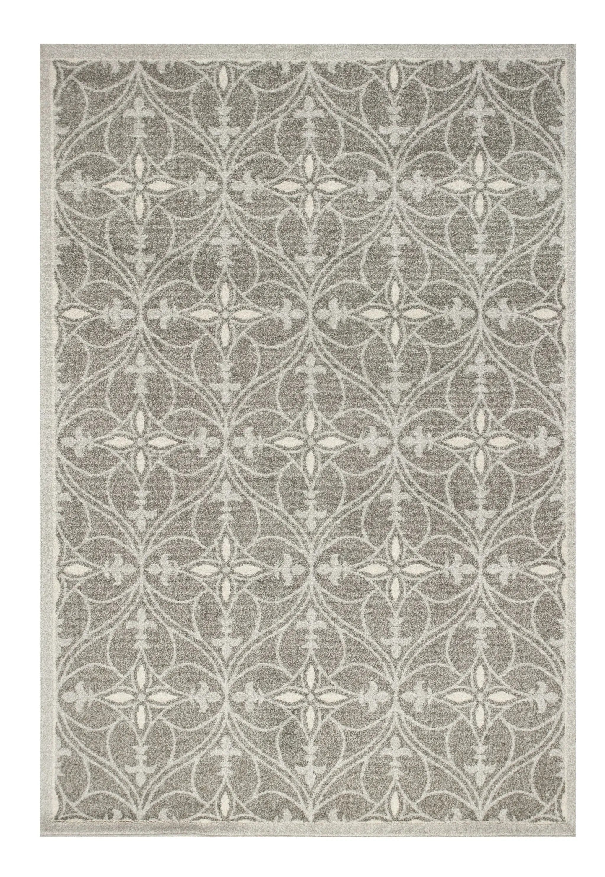 8' X 11' Gray Area Rug With UV Protection - Homeroots - Flyclothing LLC
