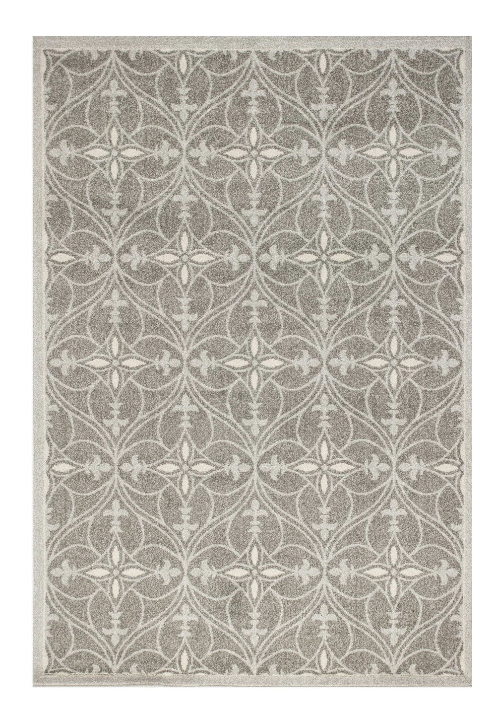 8' X 11' Gray Area Rug With UV Protection - Homeroots - Flyclothing LLC