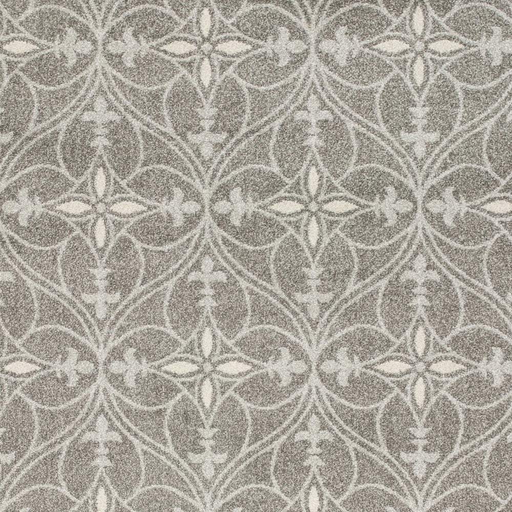 8' X 11' Gray Area Rug With UV Protection - Homeroots - Flyclothing LLC