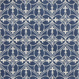 8' X 11' Denim Blue Moroccan Indoor Outdoor Area Rug - Homeroots - Flyclothing LLC