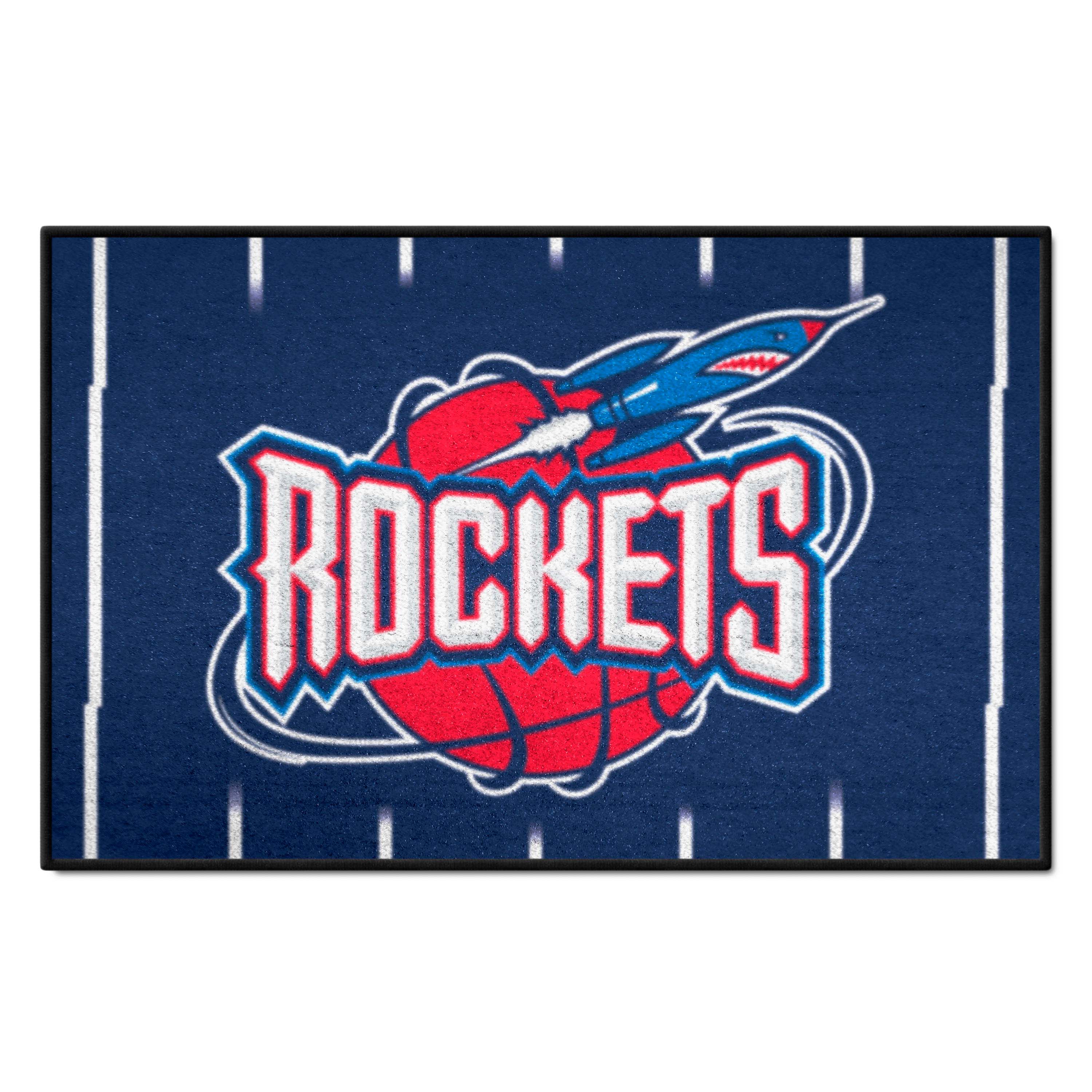 NBA Retro Houston Rockets Starter Mat Accent Rug - 19in. x 30in. - Houston Rockets