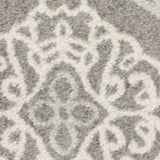 7' X 11' Silver Geometric Mosaic Uv Treated Indoor Area Rug - Homeroots - Flyclothing LLC