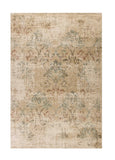 8' X 11' Champagne Beige Machine Woven Damask Indoor Area Rug - Homeroots