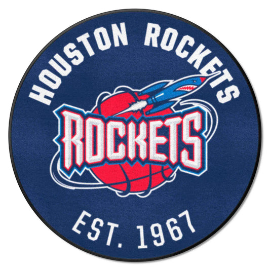 NBA Retro Houston Rockets Roundel Rug - 27in. Diameter - Houston Rockets