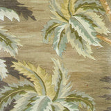 10' Moss Green Hand Tufted Tropical Trees Indoor Runner Rug - Homeroots - Flyclothing LLC