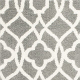5' X 8' Grey Ivory Machine Woven Ogee Indoor Area Rug - Homeroots - Flyclothing LLC