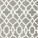 5' X 8' Grey Ivory Machine Woven Ogee Indoor Area Rug - Homeroots - Flyclothing LLC