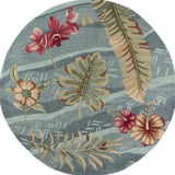 6' X 6' Seafoam Green Hand Tufted Area Rug - Homeroots