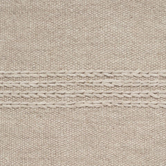 5' X 8' Natural Plain Wool Indoor Area Rug With Fringe - Homeroots