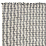 5' X 8' Ivory Or Grey Plaid Knitted Wool Indoor Area Rug With Fringe - Homeroots - Flyclothing LLC