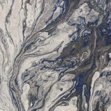 6' X 9' Grey Abstract Marble Design Indoor Area Rug - Homeroots - Flyclothing LLC
