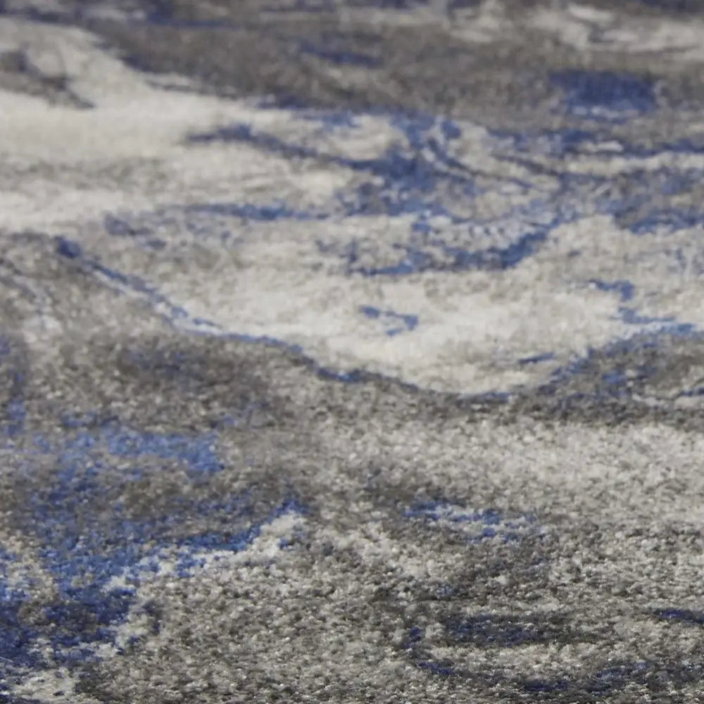 6' X 9' Grey Abstract Marble Design Indoor Area Rug - Homeroots - Flyclothing LLC
