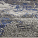 6' X 9' Grey Abstract Marble Design Indoor Area Rug - Homeroots - Flyclothing LLC