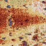 6' X 9' Orange Abstract Area Rug - Homeroots - Flyclothing LLC