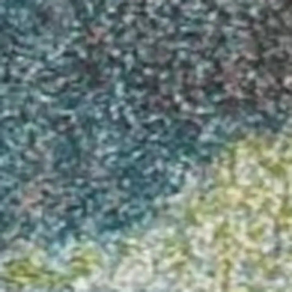 7' X 10' Blue Green Machine Woven Abstract Brushstroke Indoor Area Rug - Homeroots - Flyclothing LLC