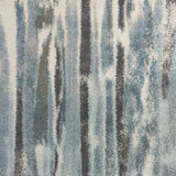 7' X 10' Teal Blue Machine Woven Abstract Stripes Indoor Area Rug - Homeroots - Flyclothing LLC