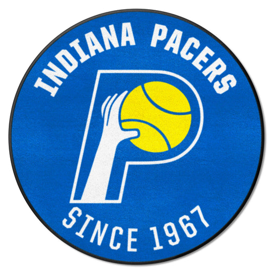 NBA Retro Indiana Pacers Roundel Rug - 27in. Diameter - Indiana Pacers