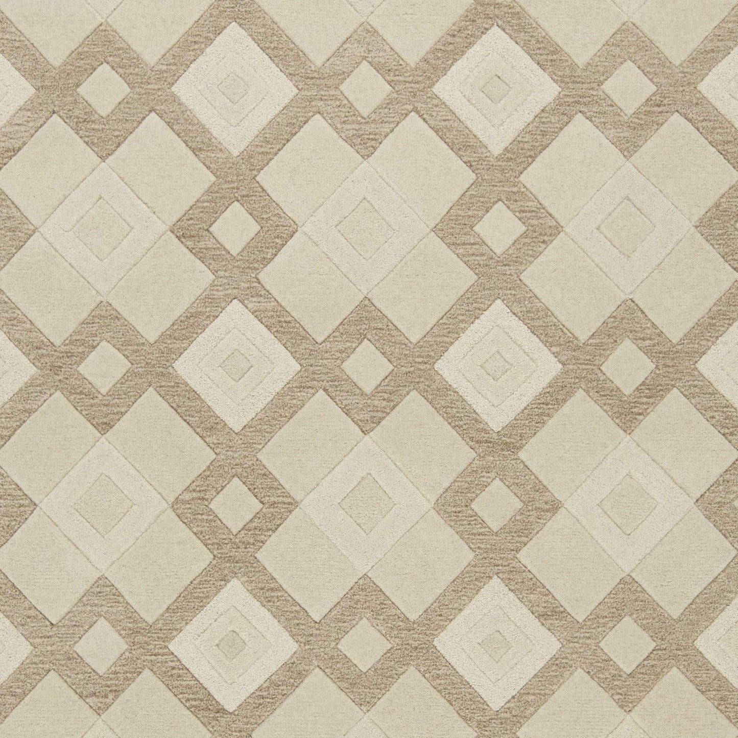 5' X 8' Wool Ivory Area Rug - Homeroots - Flyclothing LLC