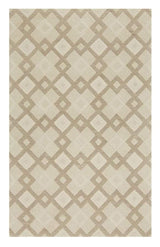5' X 8' Wool Ivory Area Rug - Homeroots - Flyclothing LLC