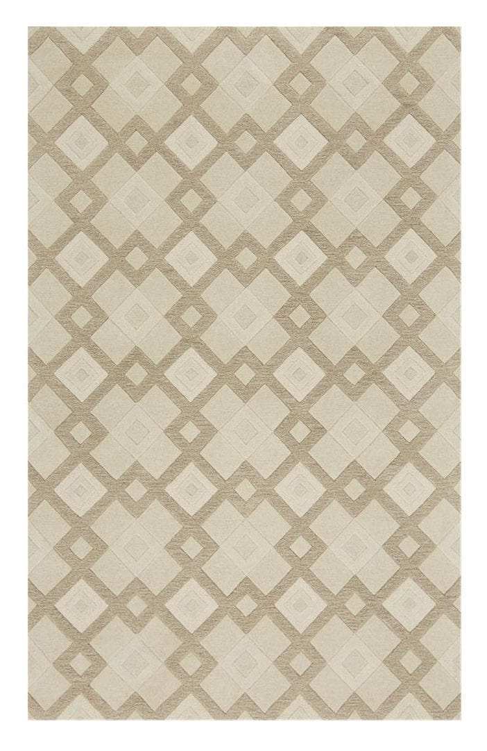 5' X 8' Wool Ivory Area Rug - Homeroots - Flyclothing LLC