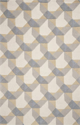 5' X 8' Wool Ivory Or Grey Area Rug - Homeroots - Flyclothing LLC