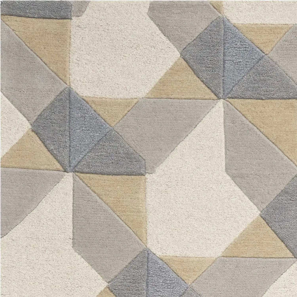 5' X 8' Wool Ivory Or Grey Area Rug - Homeroots - Flyclothing LLC