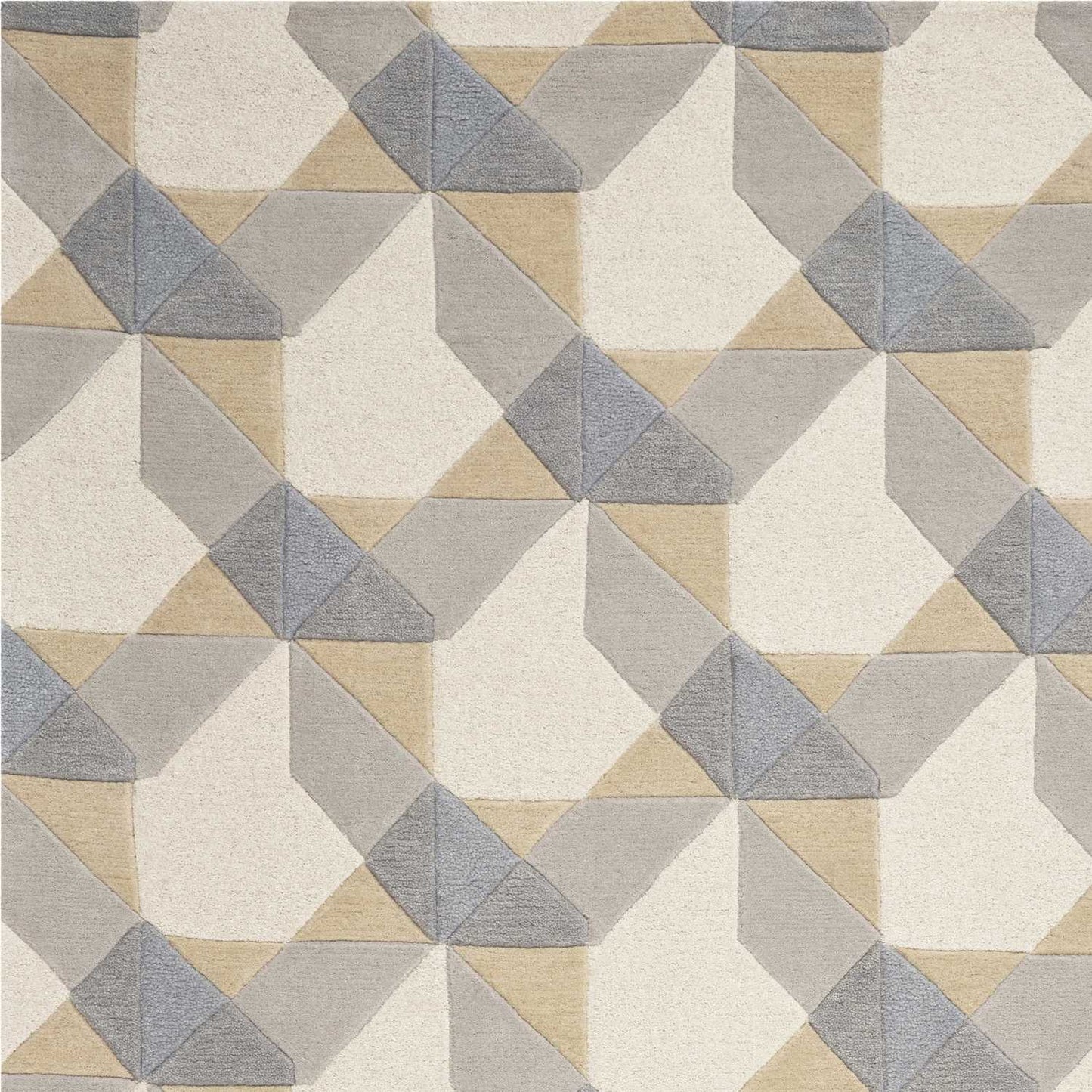 5' X 8' Wool Ivory Or Grey Area Rug - Homeroots - Flyclothing LLC