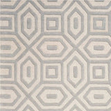 5' X 8' Grey Hand Tufted Geometric Indoor Area Rug - Homeroots - Flyclothing LLC